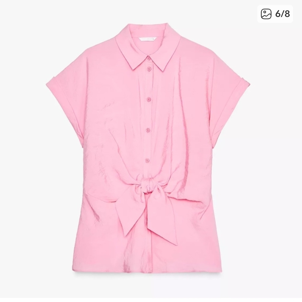 Zara Pink Blouse - Picture 7 of 8